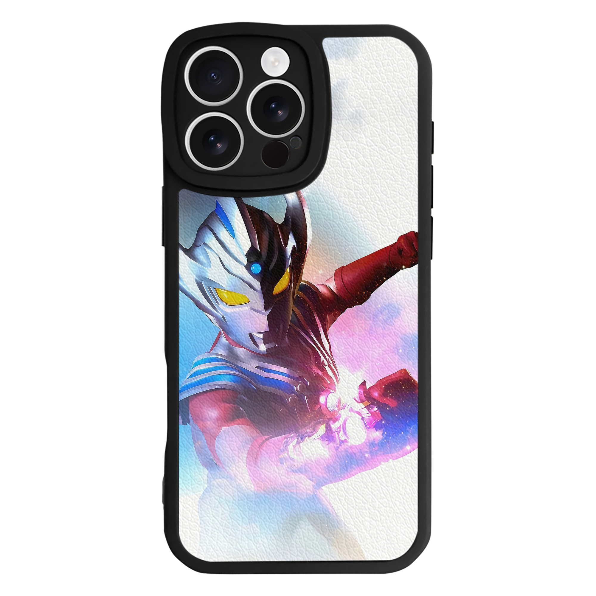 （画像用） ウルトラマン Ultraman 【iPhone 16シリーズ対応】シリコンスマホケース（レザー調） 材質：シリコン